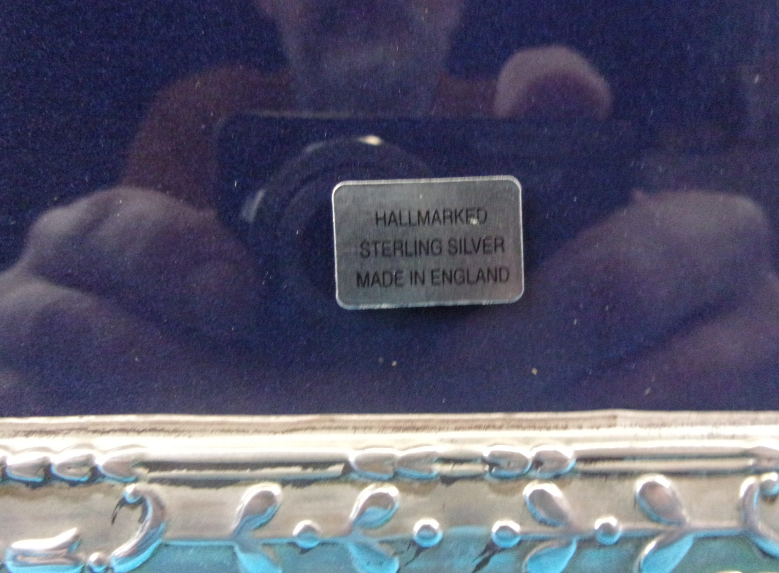 Sterling Silver Photoframe With Bluebells - Image 8