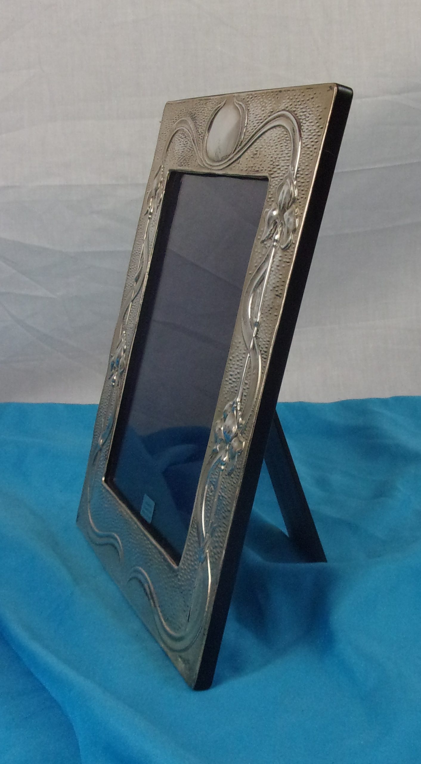 Sterling Silver Photoframe In The Art Nouveau Taste - Image 5