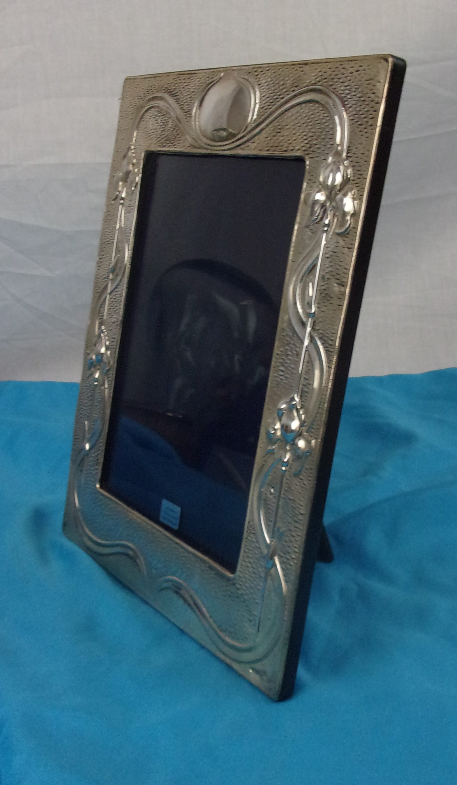 Sterling Silver Photoframe In The Art Nouveau Taste - Image 2