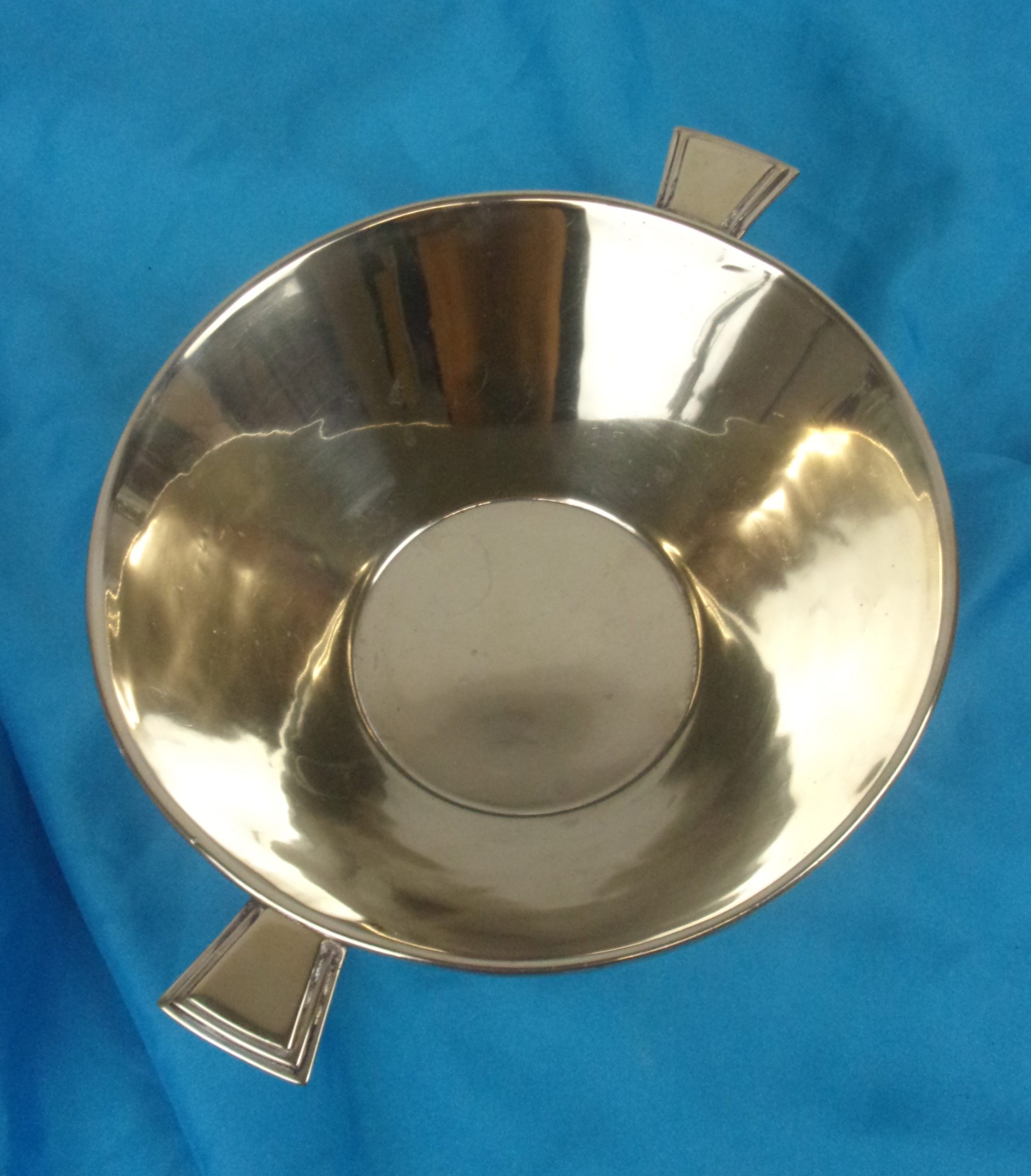 Silver Plated Art Deco Bowl By Dawson & Co. - Image 10