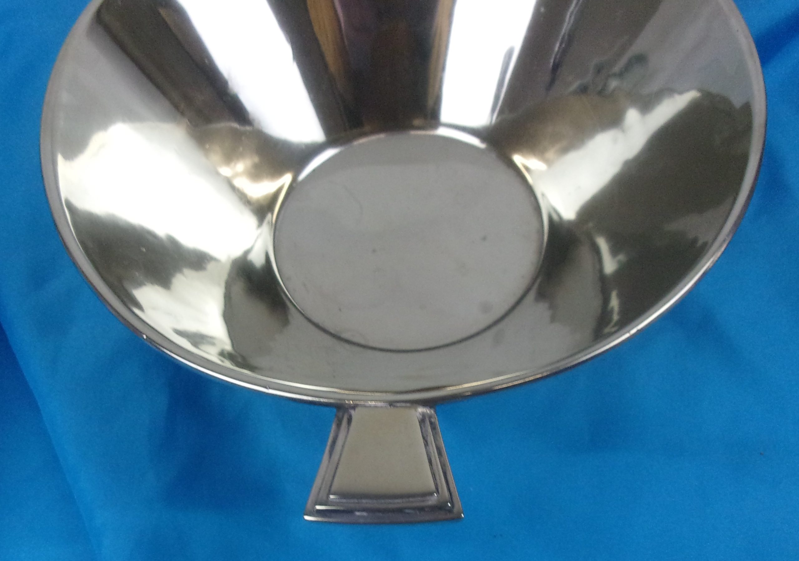 Silver Plated Art Deco Bowl By Dawson & Co. - Image 9