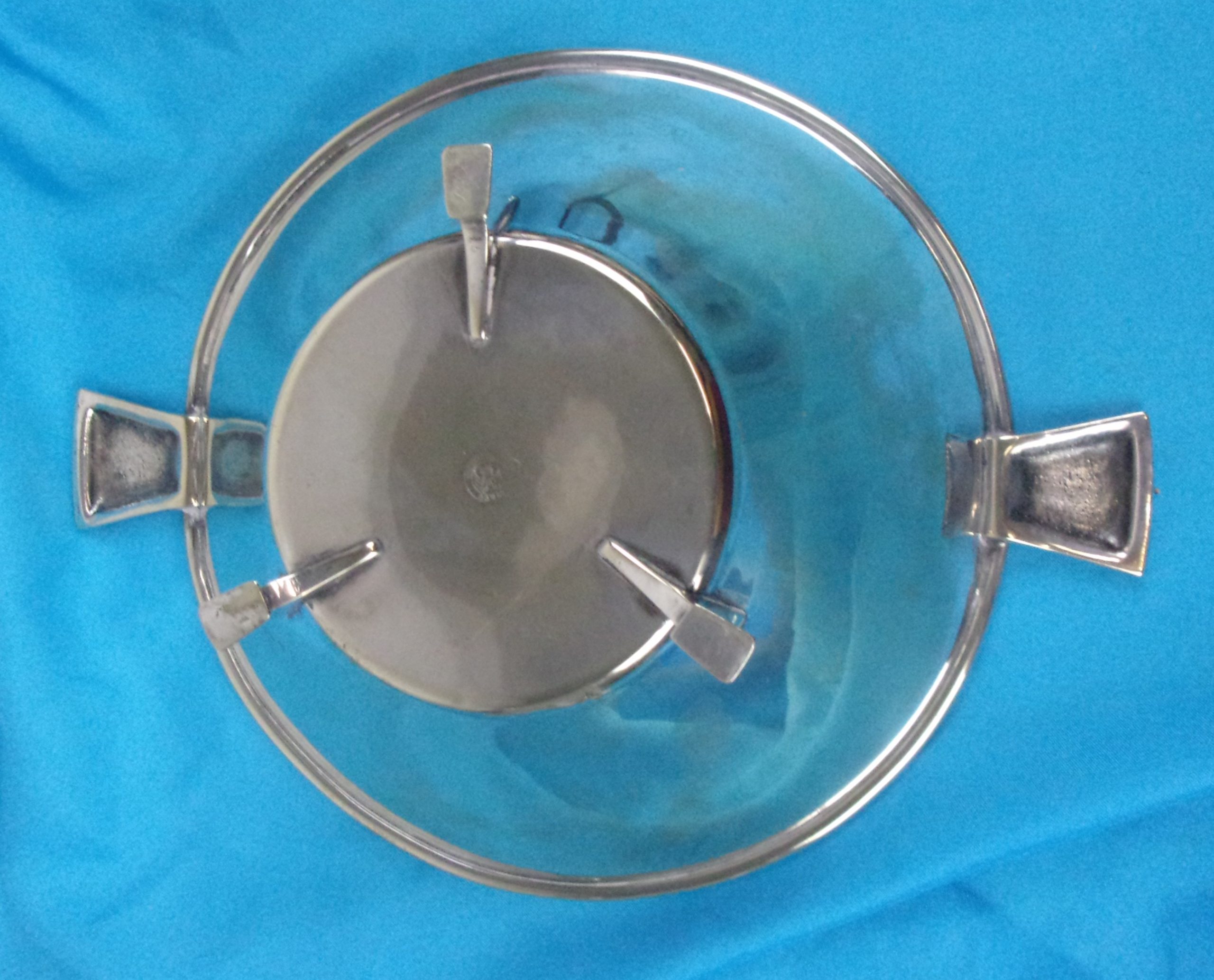 Silver Plated Art Deco Bowl By Dawson & Co. - Image 7