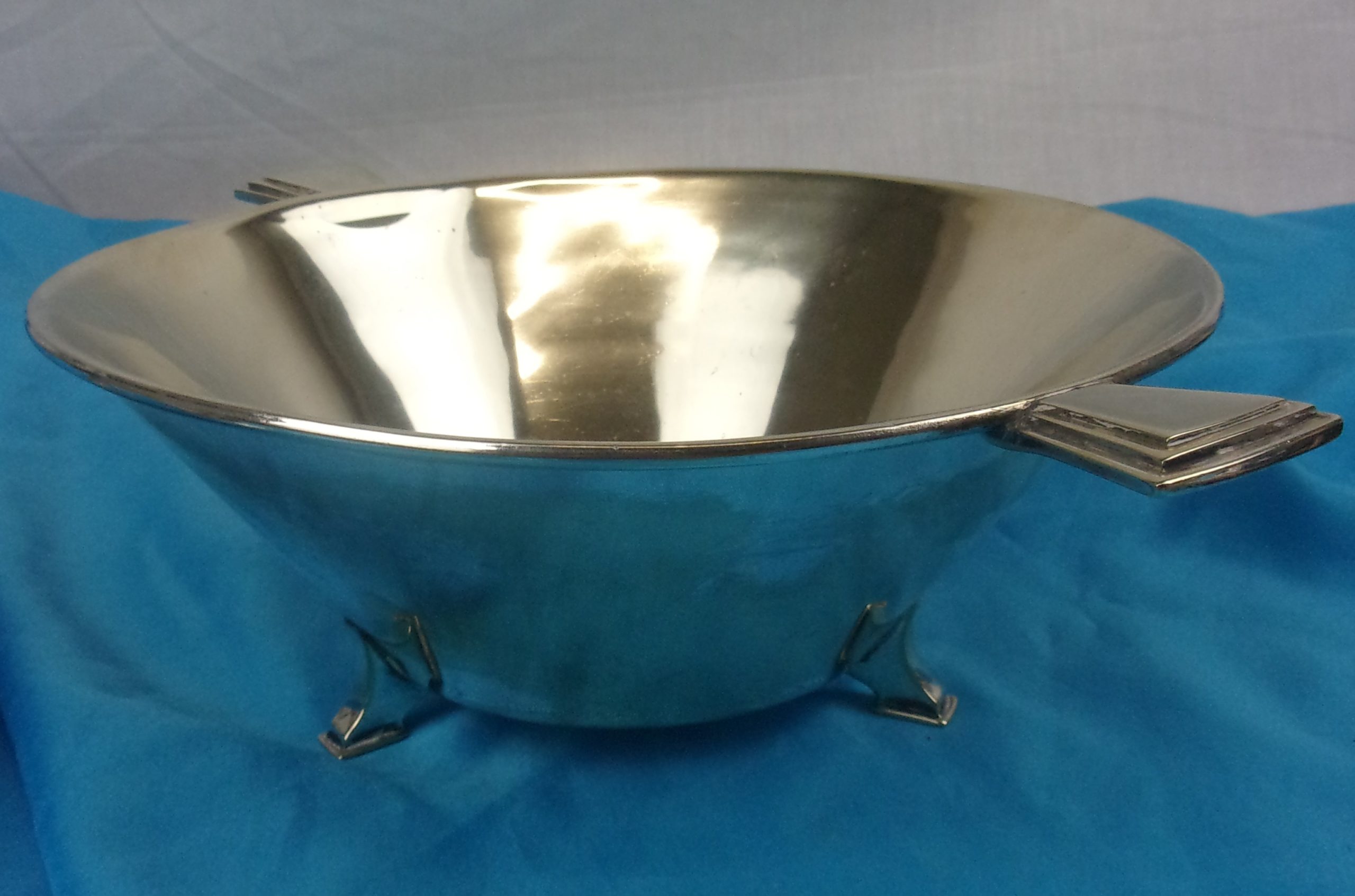 Silver Plated Art Deco Bowl By Dawson & Co.