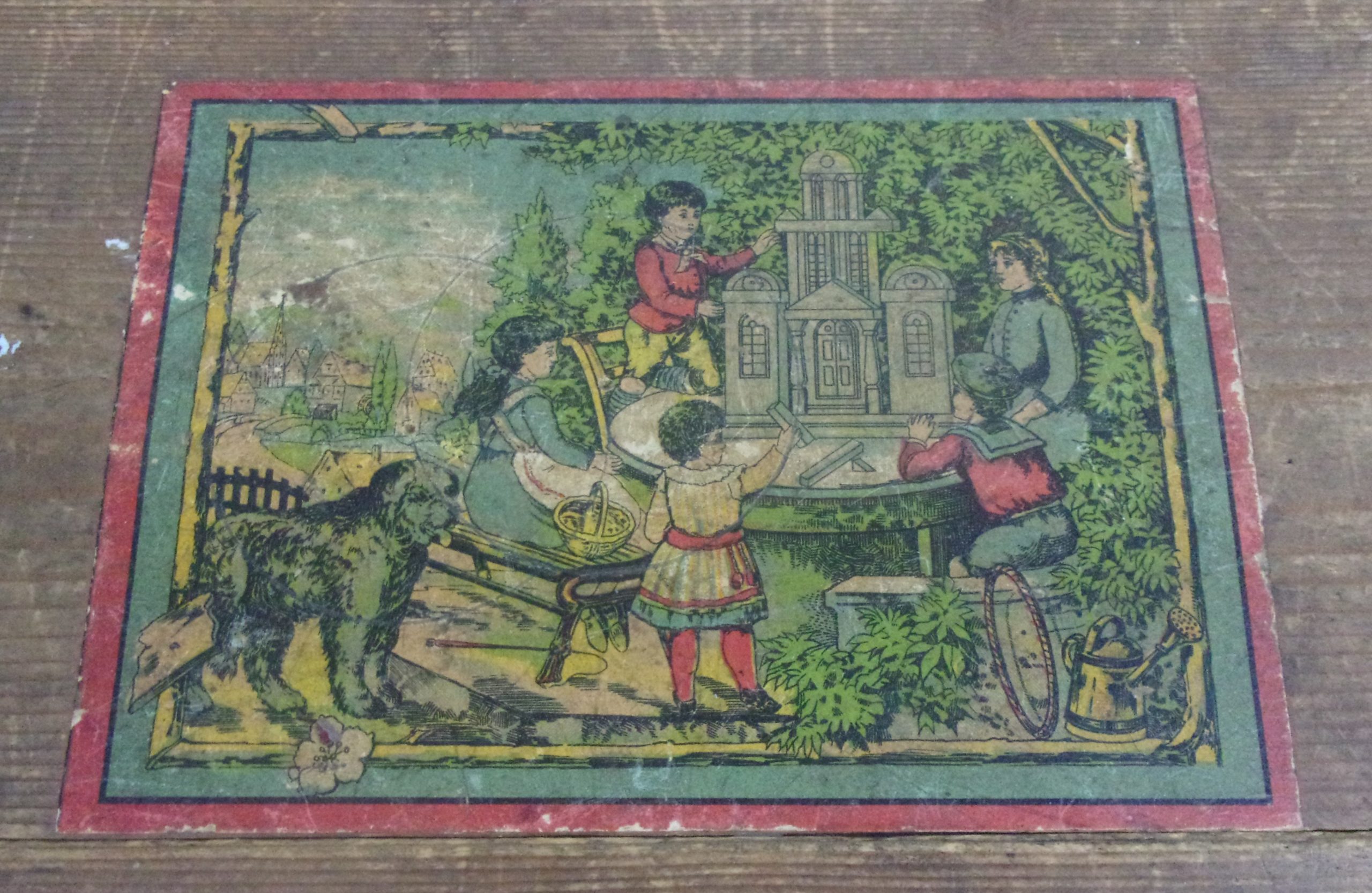 Victorian Set Of Wooden Building Blocks Housed In A Pine Case - Image 2