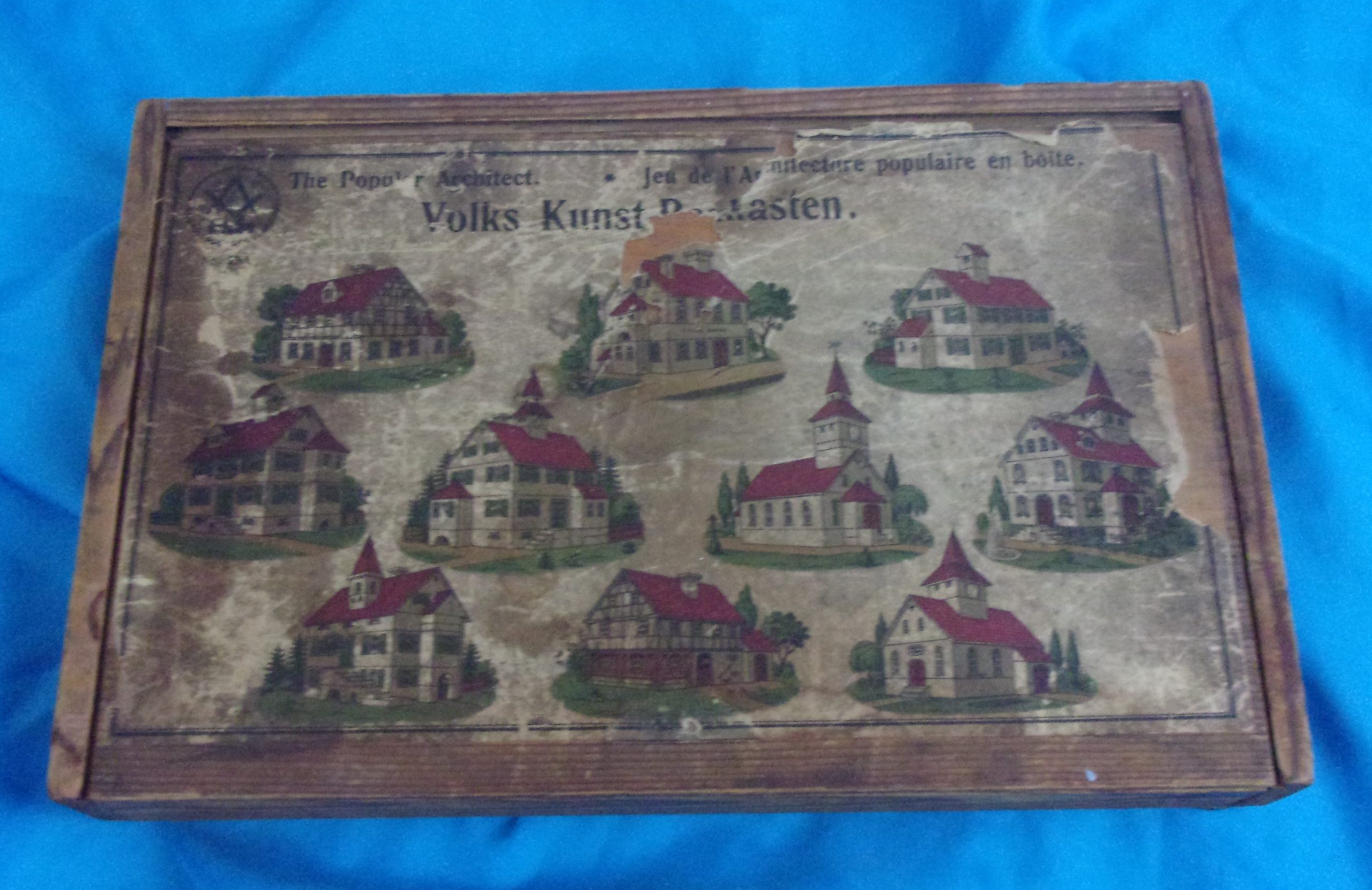 Early 20th Century French SFF Boxed Set Of Building Blocks - Image 7