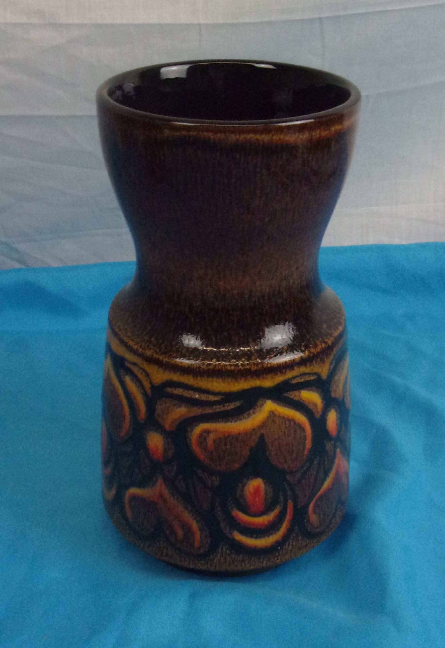Circa 1970 Poole Pottery Vase In The Aegean Pattern - Image 5