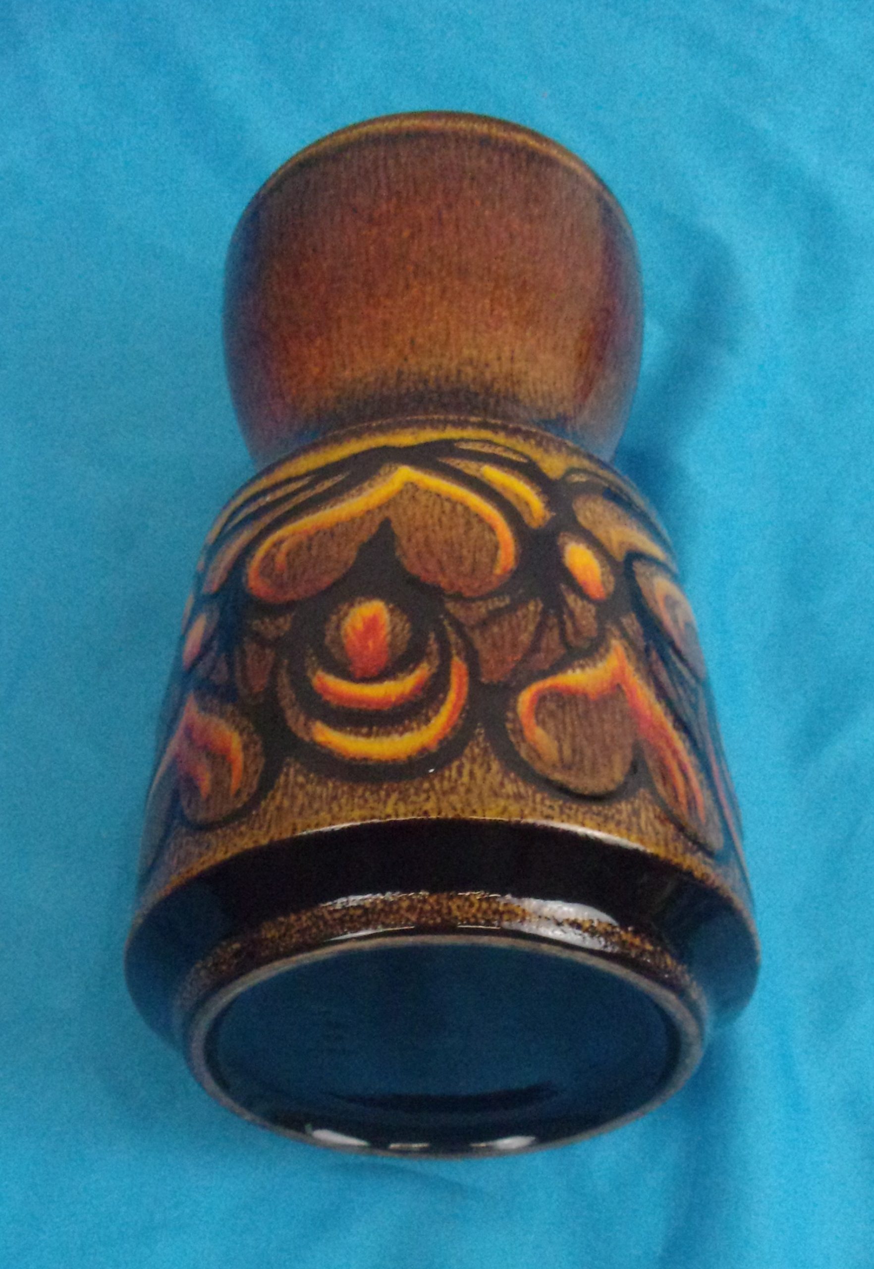 Circa 1970 Poole Pottery Vase In The Aegean Pattern - Image 2