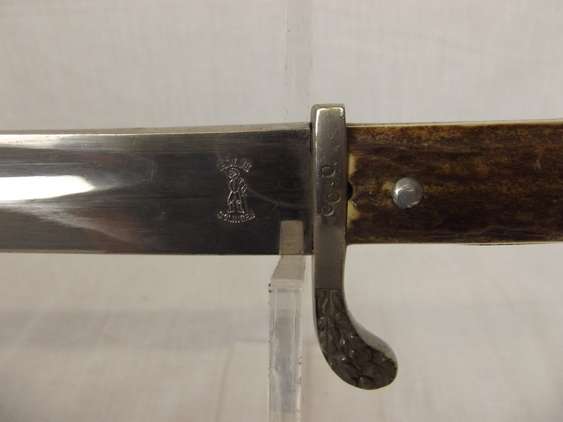 3rd Reich Municipal Police Bayonet And Scabbard By Anton Wingen - Image 12
