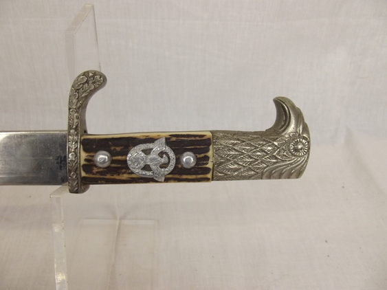 3rd Reich Municipal Police Bayonet And Scabbard By Anton Wingen - Image 3