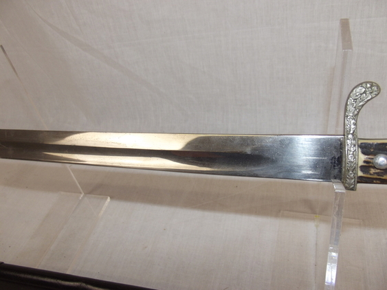 3rd Reich Municipal Police Bayonet And Scabbard By Anton Wingen - Image 4