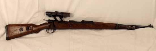 WW2 1941 Made K98 Mauser with ZF-4 sniper scope on Z rail mount