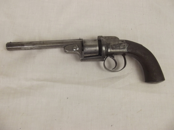 54-Bore Six Shot Percussion Transitional Revolver By Dougall Of Glasgow - Image 3