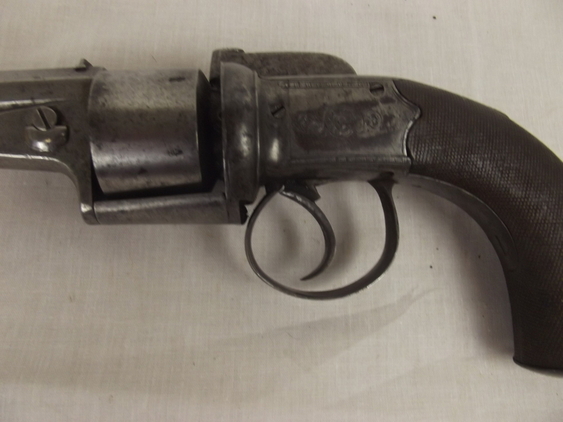 54-Bore Six Shot Percussion Transitional Revolver By Dougall Of Glasgow - Image 5