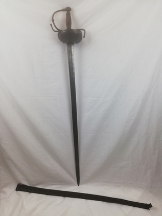 A 16th Century German Blade Mounted On A 17th Century Hilt