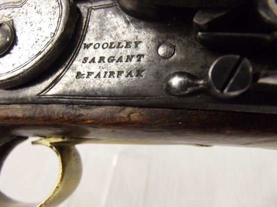 Scarce Circa 1800 Wooley, Sargant And Fairfax Flintlock Dragoon Pistol - Image 9