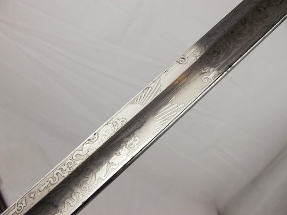 A Late-Victorian-Early Edwardian Royal Navy Reserve (RNR) 1827 Pattern Sword - Image 6