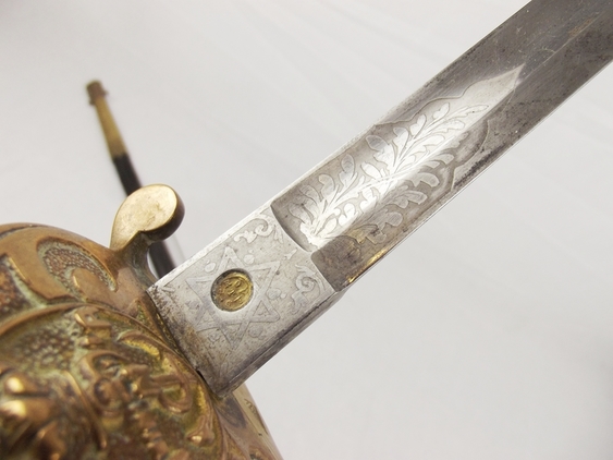 A Late-Victorian-Early Edwardian Royal Navy Reserve (RNR) 1827 Pattern Sword - Image 9