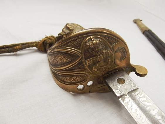 A Late-Victorian-Early Edwardian Royal Navy Reserve (RNR) 1827 Pattern Sword - Image 14