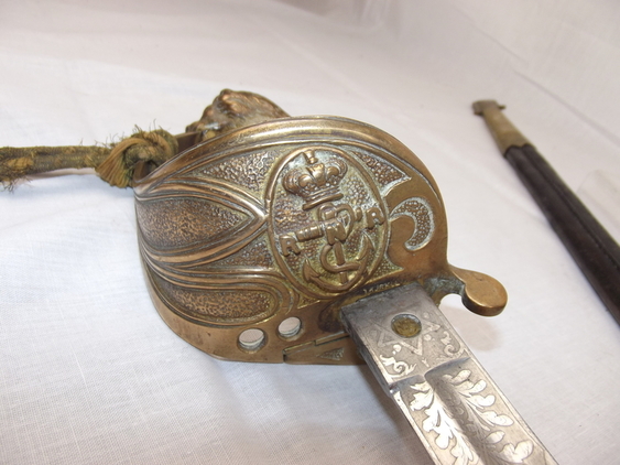 A Late-Victorian-Early Edwardian Royal Navy Reserve (RNR) 1827 Pattern Sword - Image 15