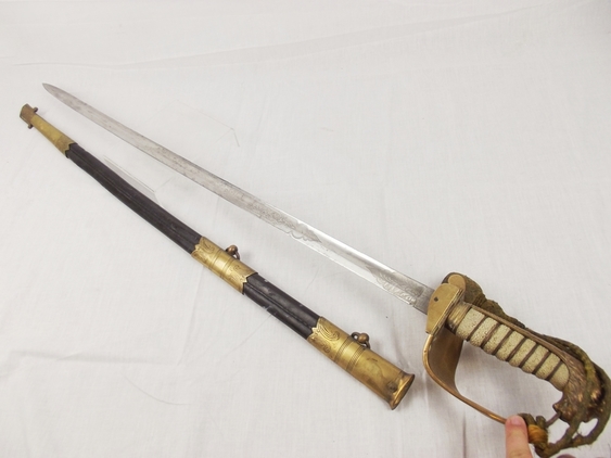 A Late-Victorian-Early Edwardian Royal Navy Reserve (RNR) 1827 Pattern Sword