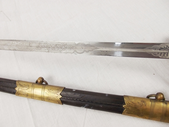 A Late-Victorian-Early Edwardian Royal Navy Reserve (RNR) 1827 Pattern Sword - Image 2