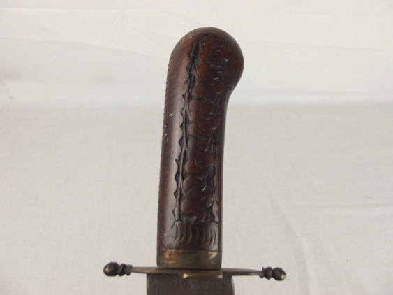 A Pair of Carved Wood Handle Stealth Knives - Image 10