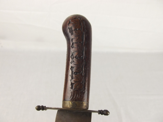A Pair of Carved Wood Handle Stealth Knives - Image 8