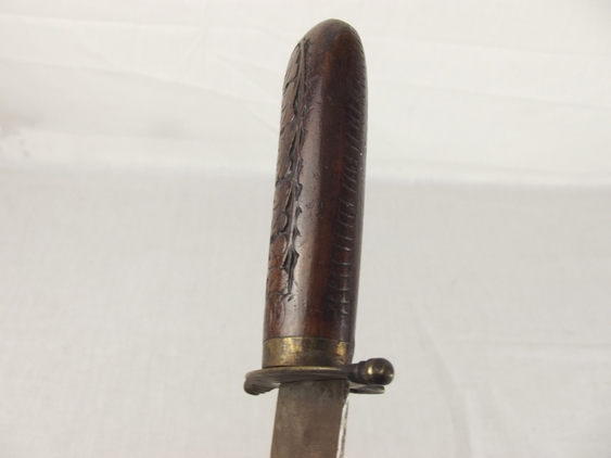 A Pair of Carved Wood Handle Stealth Knives - Image 9