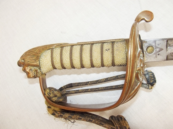 A Royal Navy Reserve (RNR) 1827 Pattern Sword And Scabbard - Image 3