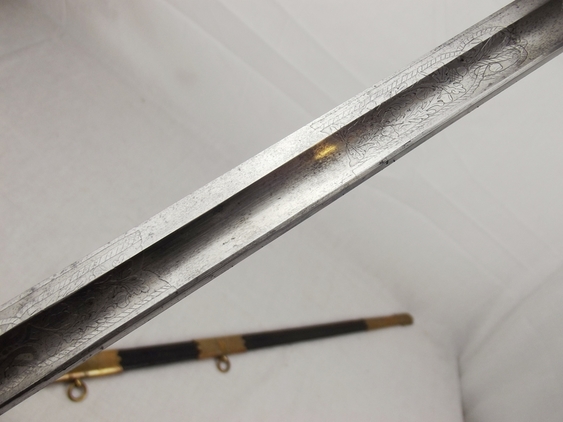 A Royal Navy Reserve (RNR) 1827 Pattern Sword And Scabbard - Image 7