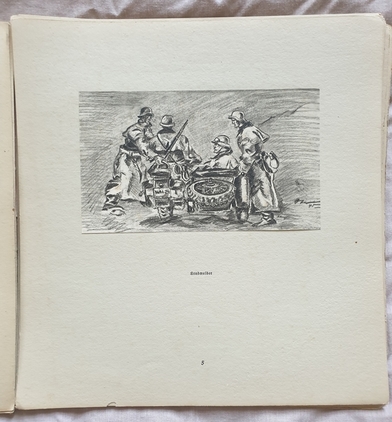 A WW2 German Sketches Album - Image 13