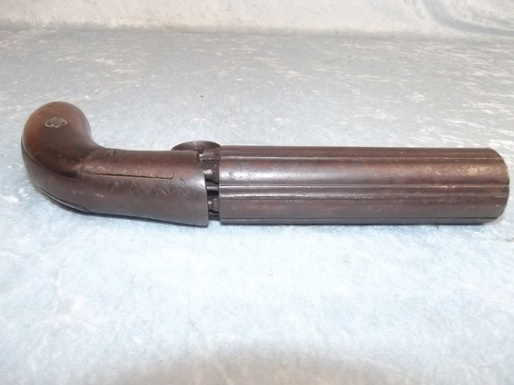 American Underlever Pepper Box Percussion Revolver - Image 2