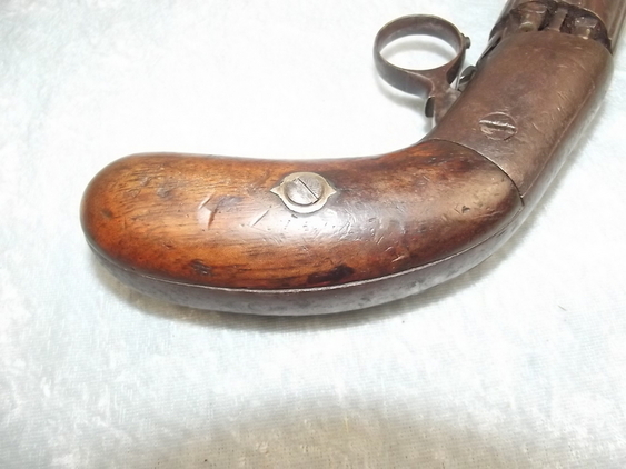 American Underlever Pepper Box Percussion Revolver - Image 3