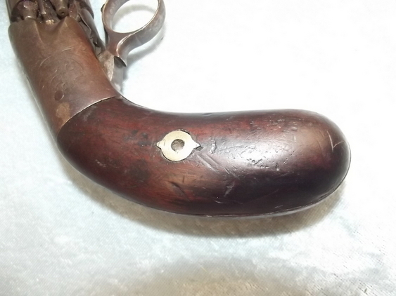American Underlever Pepper Box Percussion Revolver - Image 4