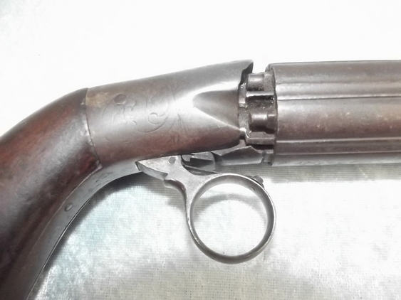 American Underlever Pepper Box Percussion Revolver - Image 5
