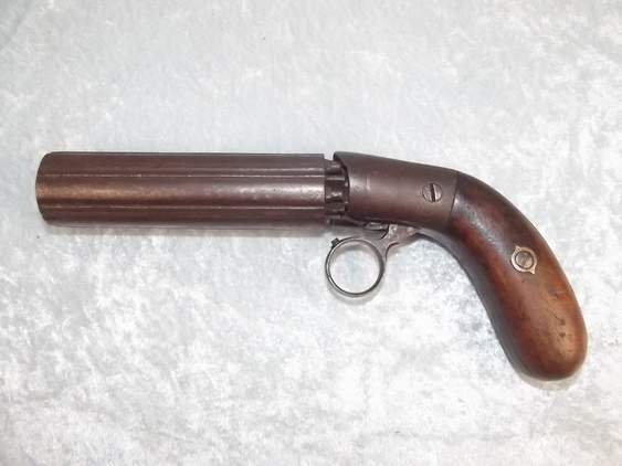 American Underlever Pepper Box Percussion Revolver - Image 7