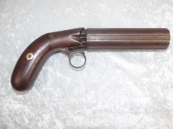 American Underlever Pepper Box Percussion Revolver