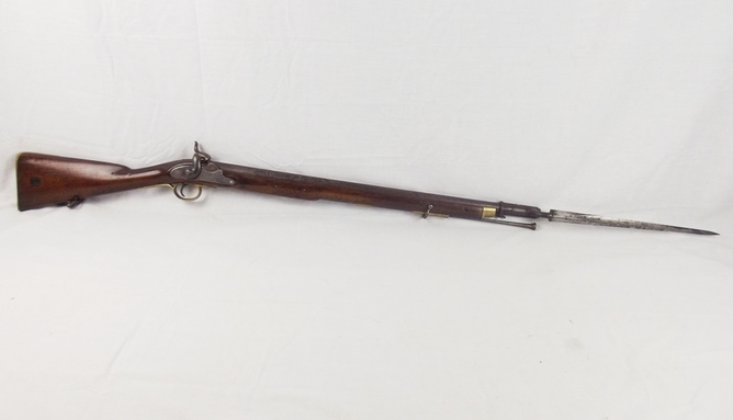 An Irish Constabulary 1842 Dated Tower Carbine And Bayonet - Image 4