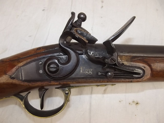 British Circa 1785 Flintlock Cavalry Carbine By Egg Muzzleloader .750 - Image 7