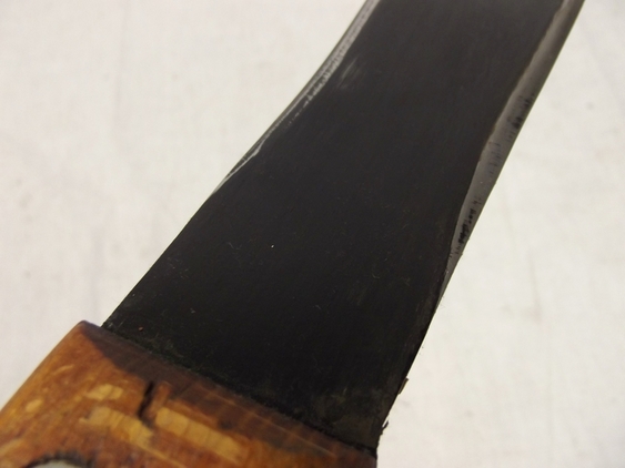 British Military Machete With Green Canvas Scabbard - Image 12