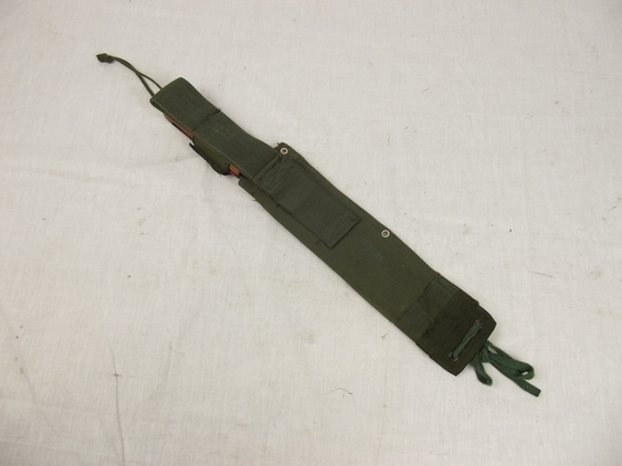 British Military Machete With Green Canvas Scabbard - Image 7