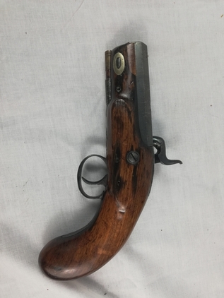 C1830-50 Rare London Made Musket Bore Manstopper Pistol - Image 3