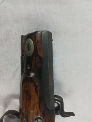 C1830-50 Rare London Made Musket Bore Manstopper Pistol - Image 4