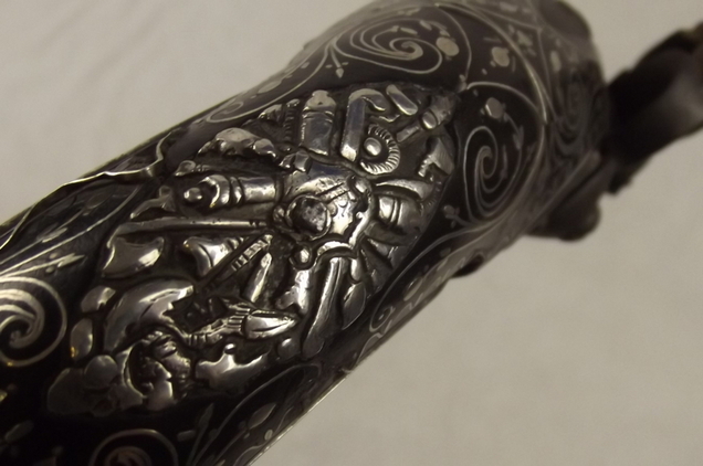 Circa 1800 Brace Of Silver Mounted Egyptian Flintlock Pistols - Image 20