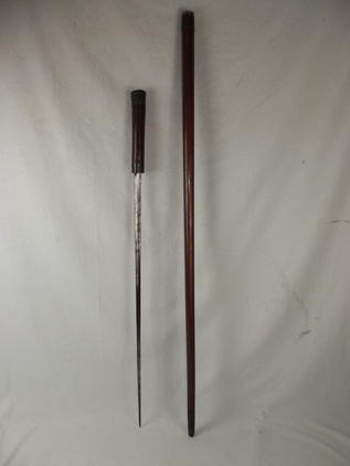 Circa 1800 Georgian Smallsword Staff Swordstick