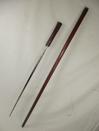 Circa 1800 Georgian Smallsword Staff Swordstick - Image 6