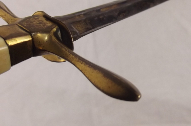 Circa 1810 British Naval Dirk With Blue And Gilt - Image 11