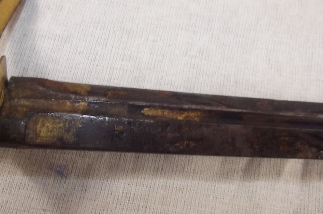 Circa 1810 British Naval Dirk With Blue And Gilt - Image 12