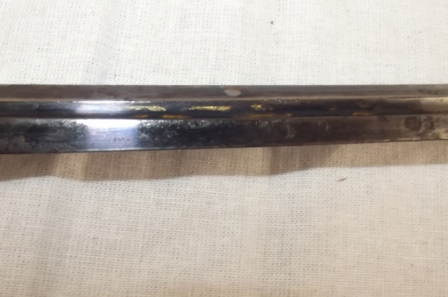 Circa 1810 British Naval Dirk With Blue And Gilt - Image 13