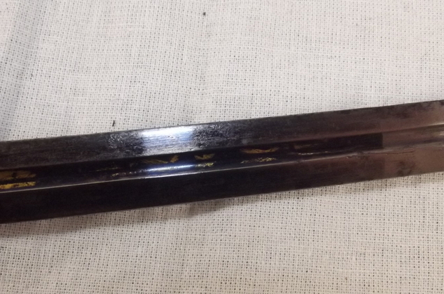 Circa 1810 British Naval Dirk With Blue And Gilt - Image 4